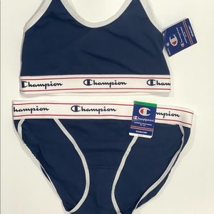 Champion Bralette and String bikini
